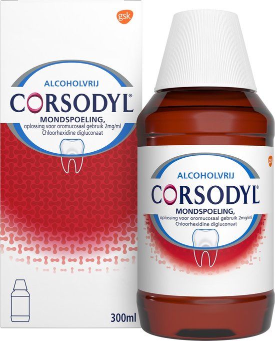 Corsodyl Mondspoeling 2mg/ml - 300 ml