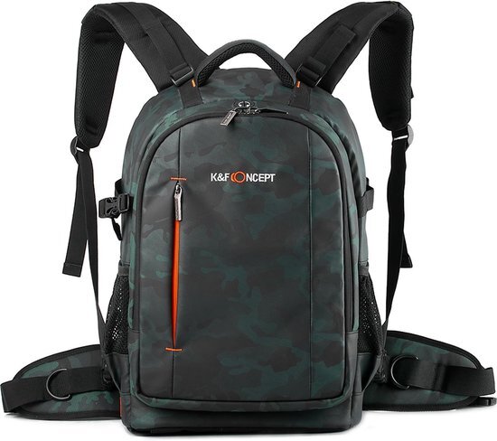 K&amp;F Concept Backpack KF13.119 Large 31x24x46cm - Black/Green