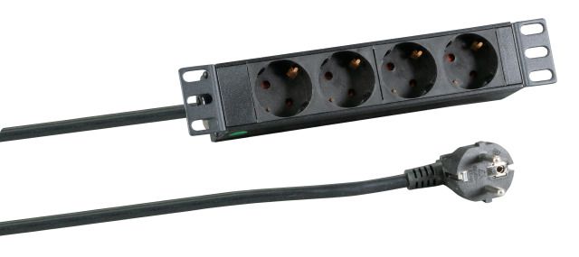 EFB ELEKTRONIK EK631DE.10 Stekkerdoos - 2m - Zwart