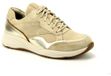 Durea 6308 H Lage sneakers Vrouwen Nubuck Taupe Breed H