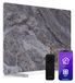 Panneau chauffant infrarouge, 600 W, montage mural ou sur pied, commande par application, aspect marbre