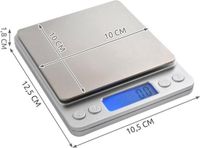 CHPN Mini Precisie Weegschaal Digitaal 2000g RVS