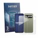Savvies 3 Stuks Screenprotector - Geschikt voor Google Pixel 11 Pro XL (Voor+Achter) - Glas Transparant