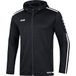 JAKO Striker 2.0 Damesjas met capuchon, zwart/wit, maat 34