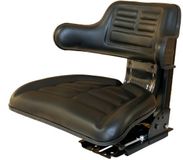 Sparepartsholland Universele Tractorstoel – Zwart – Vering – Armleuning – Verstelbaar – PVC
