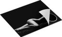 Chefcare Inductie Beschermer Vrouw Naakt in Bed - 65x52 cm - Zwart/Wit