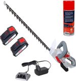 ikra GmbH IKRA accu-heggenschaar IAHS 20-1, incl. twee 20 V accus, oplader en onderhoudsspray, snijlengte 54 cm