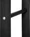 HOMCOM Étagère - Bois - Métal - 40x25x100cm - Noir