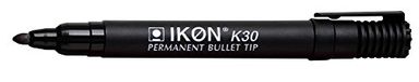 Hainenko Value Bullet Tip Permanente Marker - Zwart