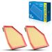 Fesuda Luchtfilter auto, 2 STKS Filtro de aire voor 5 2012-2021, 5 2008-2017, 8 coupe 2017-2019, 8 Convertible 1982-1990, 8 Gran Coupe 2007-2009, 5 2007-2012, 8 Convertible ble 19900-1997, OE LX3727