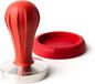Cafelat Pillar Tamper met Houder 58mm rood