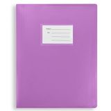 Arpan A4 Flexicover 62 zakken 124/zijden display boek presentatie map - flexibele hoes, blauw/roze/zwart/rood/paars (paars)