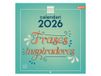 Finocam Wandkalender 2026, 30 x 30 cm, maandoverzicht januari - december 2026 + sep. - december 2025 (4 maanden), kalender 2026, foto's inspirerende spreuken - Catalaans