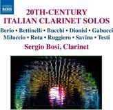 Outhere Sergio Bosi - 20th-Century Italian Clarinet Solos (CD)