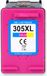 HP 305 XL Cartouches d'encre couleur (3YM60AE, 3YM63AE) - Remplissage XXL