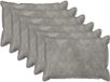 vidaXL Kussensloop Lichtgrijs Katoensatijn 30 x 50 cm (6 stuks)