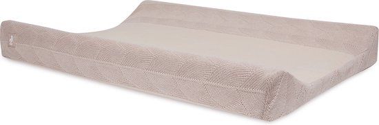 Jollein Shell Knit Aankleedkussenhoes - Wild Rose - 50x70cm - GOTS