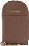 MANDARINA DUCK Mellow Leather Telefoontasje Schoudertas Balsamic Bruine