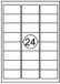 Quantore Huismerk Printeretiketten 63,5mmx33,9mm