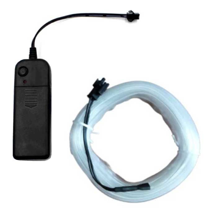 YJHSMT Neon LED Strip 1 Meter - IJsblauw - AA Batterij