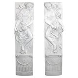 Ontwerp Design Toscano NG336550 Dionysia Festival Dancer with Harp Wall Friezes Set of 2