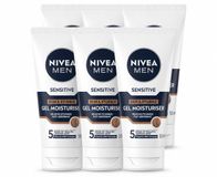 NIVEA MEN Gel pour le visage et la barbe sensible - 6 x 50 ml