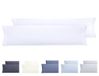 Todocama Set van 2 extra zachte microvezel kussenslopen, hypoallergeen, 2-150 x 40 cm, wit