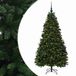 vidaXL Kunstkerstboom middengroen met kerstbal 180 cm 300 LED's