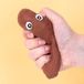Out of the Blue Squeeze Drol Stressbal – Grappig Cadeau – 3 x 14 cm – Stressverlichting – Zacht en Compact