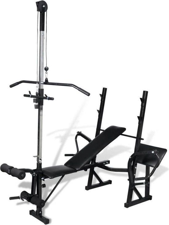 vidaXL Trainingsbank Grijs