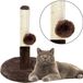 Lean Cat Scratcher Krabpaal Toren Donkerbruin 40 Cm X 30 Cm