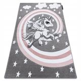 rugsx Grijze Pony Vloerkleed voor Kinderen 140x190 cm