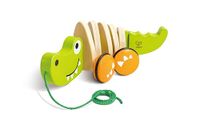Hape E0348 - krokodil "Croc" - Speelgoed van hout, groen, vanaf 12 maanden