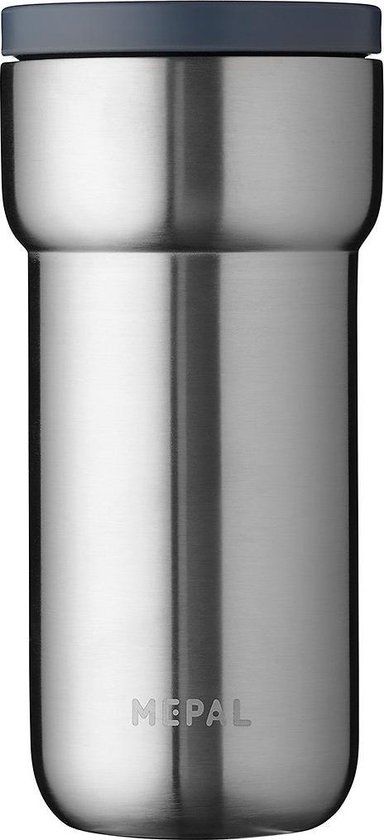 Mepal Ellipse - Isolerende Koffiebeker to go - 375 ml - Natural Brushed