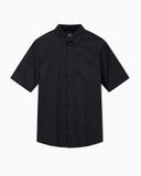 Armani A|X Armani Exchange Chemise en jacquard noir pour homme (XL)