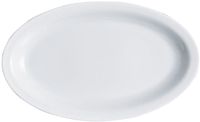 Saturnia Bord ovaal porselein B. CO cm.36 Roma Wit