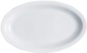 Saturnia Bord ovaal porselein B. CO cm.36 Roma Wit