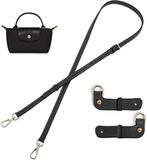 Sac Bandoulière Sangle Vrai Cuir pour Sac à Main Kit de Conversion pour Sacs Portefeuille Bandoulière avec Boucles Réglables