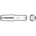 TOOLCRAFT TO-6865863 Gekerfde conische geleidepen Acier 100 pièce(s)