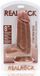 RealRock by Shots Shots RealRock Extra Dikke Recht met Ballen 20,3 cm Tan Dildo Beige