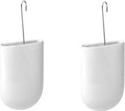 Sans marque 2x humidificateurs de radiateur blanc avec crochet 13,5 cm