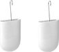 Sans marque 2x humidificateurs de radiateur blanc avec crochet 13,5 cm