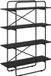 vidaXL Boekenplank 4-laags Zwart eiken 100 x 35 x 140 cm