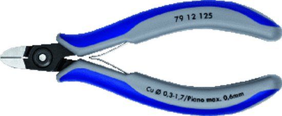 KNIPEX 79 12 125 Precisie elektro zijsnijtang 125 mm