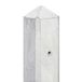 Tuindeco Berton paal Amstel wit/grijs eindmodel 280 cm