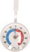 TFA Dostmann TFA Raam Thermometer - analoog - kunststof - wit - 7 x 12 cm - binnen en buiten