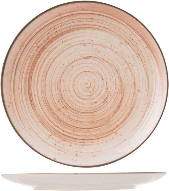 Cosy & Trendy Dinerborden Sintra Terracotta - 4 Stuks Ø 26 cm