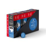 Tchibo Cafissimo Voorraaddoos, koffiefilterkoffie, milde koffiecapsules, 120 stuks – 4 x 30 capsules (koffie, mild met zachte rooster), duurzaam en fair verhandeld