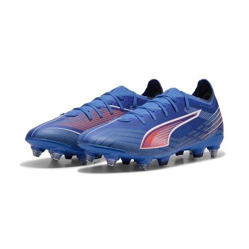 PUMA Ultra 6 Match Mxsg Voetbalschoenen, uniseks, PUMA Ultra blauw, wit en rood, 42.5 EU