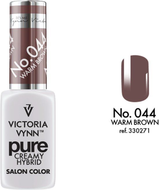VICTORIA VYNN Gel Nagellak - Gel Polish - Pure Creamy Hybrid - 8 ml - Warm Brown - 044